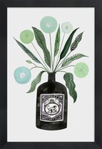 JUNIQE - Poster met houten lijst Ginspiration No.4 -13x18 /Grijs &