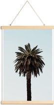 JUNIQE - Posterhanger Palmtree -20x30 /Bruin & Groen