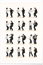 JUNIQE - Poster Pulpfiction 2 -30x45 /Ivoor & Zwart