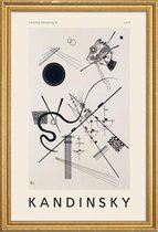 JUNIQE - Poster met houten lijst Kandinsky - Untitled (Drawing 4)