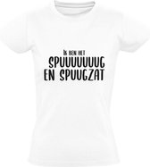 Spuugzat Dames t-shirt | irritant | irritaties | Wit