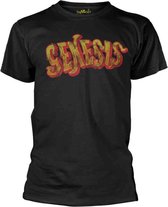 Genesis Heren Tshirt -S- Foxtrot Graf Zwart