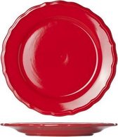 Juliet Rood Dessertbord - Blinkend - Ø 21.6cm