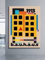 Bauhaus Unique Graphic Poster - 13x18cm Canvas - Multi-color