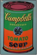 Andy Warhol Tomato Soup Poster 2 - 70x100cm Canvas - Multi-color