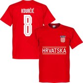 Kroatië Kovacic Team T-Shirt 2021-2022 - Rood - Kinderen - 104