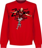 Ibrahimovic Milan Script Sweater - Rood - Kinderen - 104