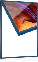 40x50cm Aluminium Wissellijst - 9 mm - type Standard- Mat Blauw