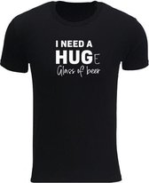 I need a huge glass of beer Rustaagh heren t-shirt maat XL