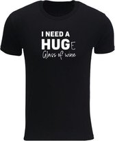 I need a huge glass of wine Rustaagh heren t-shirt maat M
