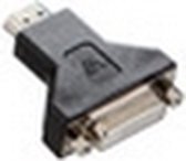 V7 V7E2HDMIMDVIDF-ADPTR HDMI DVI-D Zwart kabeladapter/verloopstukje