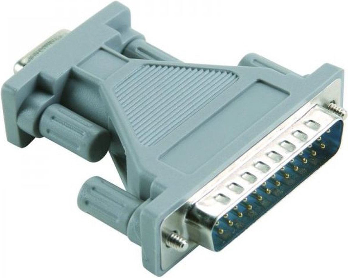 Bandridge BCP260 tussenstuk voor kabels 9pin D-Sub 25pin D-Sub
