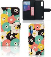 Wallet Bookcase Xiaomi Mi A3 Telefoonhoesje Bears