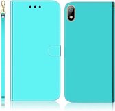 Voor Huawei Y5 (2019) / Honor 8s Geïmiteerd Spiegeloppervlak Horizontale Flip Leren Case met Houder & Kaartsleuven & Portemonnee & Lanyard (Mintgroen)