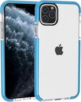 Voor iPhone 11 Pro Max Basketball Texture Anti-collision TPU beschermhoes (blauw)