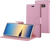 GOOSPERY SONATA DAGBOEK voor Galaxy Note 8 Zakelijke stijl magnetische sluiting Horizontale flip lederen tas met houder & kaartsleuven & portemonnee (roze)