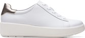 Clarks - Dames schoenen - Layton Pace - D - wit - maat 6