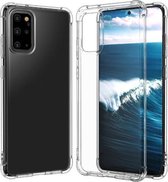 Voor Samsung Galaxy M80S / A91 / S10 Lite1 Vierhoeken Anti-Drop Ultradunne transparante TPU-telefoonhoes (transparant)