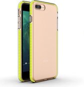 Voor iPhone 8 Plus & 7 Plus TPU tweekleurige schokbestendige beschermhoes (geel)