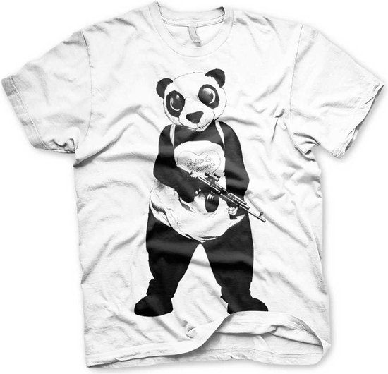 DC Comics Suicide Squad Heren Tshirt -S- Panda Wit