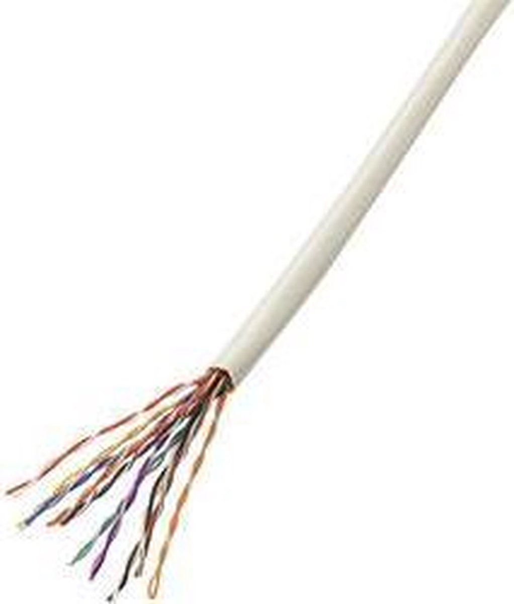 TRU COMPONENTS 1567184 Telefoonkabel J-Y(ST)Y 10 x 2 x 0.6 mm Grijs 50 m