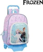 Schoolrugzak met Wielen 905 Frozen II Licht Blauw Roze