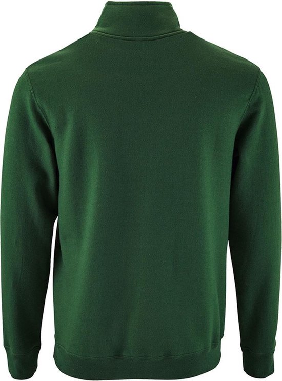 SOLS Sweat- Zip à col zippé Stan Contrast pour homme (vert