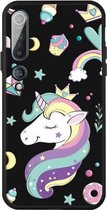 Voor Xiaomi MI 10 Pattern Printing Embossment TPU Mobile Case (Candy Unicorn)