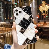 IMD Marble Pattern Shockproof TPU beschermhoes voor iPhone 12 Pro Max (A6)