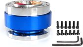 Universele 60 mm auto stuurwiel snelkoppeling HUB Racing Adapter Snap Off Boss Kit (blauw)