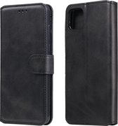 Voor OPPO Realme C11 klassieke kalfsstructuur PU + TPU horizontale flip lederen tas, met houder & kaartsleuven en portemonnee (zwart)