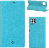 Voor Huawei nova 6 SE / P40 Lite / nova 7i ViLi DMX-54 Schokbestendig TPU + PU leer Magnetische attractie Horizontale flip beschermhoes met kaartsleuven & houder (blauw)