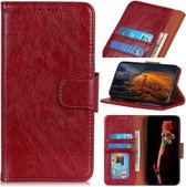 Voor Doogee Y9 Plus Nappa-textuur Horizontale flip lederen tas met houder & kaartsleuven en portemonnee (rood)