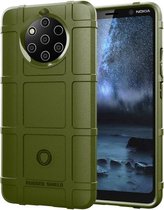 Voor Nokia 8.3 volledige dekking schokbestendige TPU-hoes (legergroen)