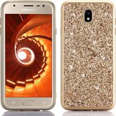 Voor Geschikt voor Xiaomi Redmi 8A / 8A Pro Glitterpoeder schokbestendige TPU beschermhoes (goud)