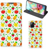 Telefoonhoesje met foto Geschikt voor Samsung Galaxy A71 Smart Cover Fruits