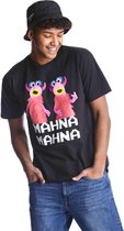 The Muppets Heren Tshirt -XL- Mahna Mahna Zwart