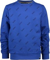 Moodstreet Jongens sweaters Moodstreet MT sweater AO text print Sporty Blue 98/104