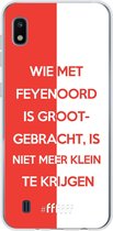 6F hoesje - geschikt voor Samsung Galaxy A10 -  Transparant TPU Case - Feyenoord - Grootgebracht #ffffff