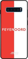 6F hoesje - geschikt voor Samsung Galaxy S10 Plus -  TPU Case - Feyenoord - met opdruk #ffffff