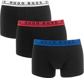 Hugo Boss 3P trunks combi zwart 973 - XXL
