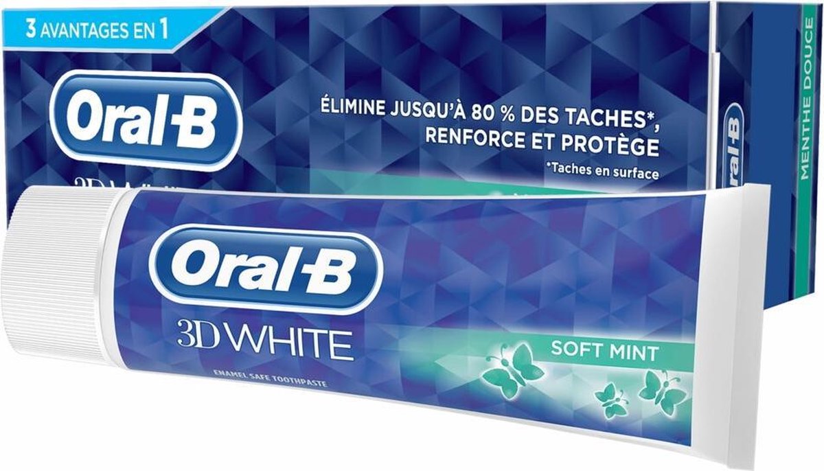 Oral-B Tandpasta 3D White Soft Mint 75 ml