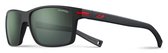 Julbo - Gepolariseerde UV-zonnebril voor heren - Syracuse - Spectron 3 - Zwart/Rood - maat Onesize (16+yrs)