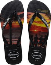 Havaianas Hype Heren Slippers - Black - Maat 41/42