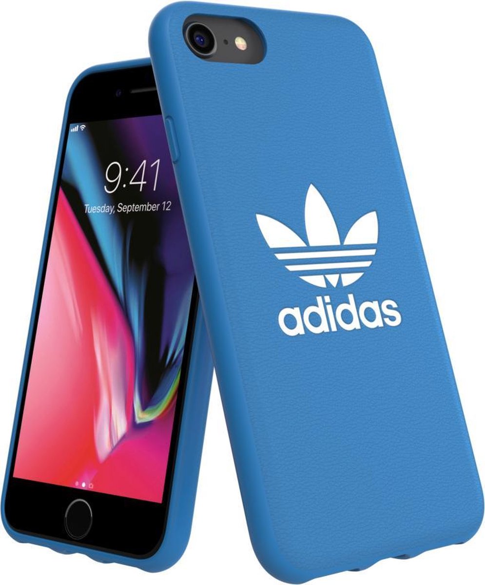 Adidas Originals Basics Backcover iPhone SE (2020) / 8 / 7 / 6(s) hoesje - Blauw
