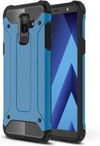 Magic Armor TPU + pc-hoesje voor Galaxy J8 (2018) (blauw)