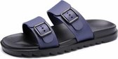 Stijlvolle lichtgewicht antislip draagbare slippers strandschoenen voor heren (kleur: blauw maat: 41)