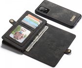 CaseMe 2-in-1 Samsung A52 / A52S Hoesje Book Case en Back Cover Zwart