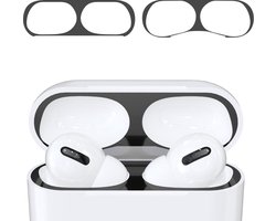kwmobile anti-stof sticker geschikt voor Apple AirPods Pro - Stofbeschermer in zwart