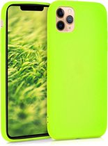 kwmobile telefoonhoesje voor Apple iPhone 11 Pro Max - Hoesje voor smartphone - Back cover in neon geel